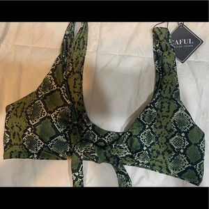 ZAFUL medium high waisted 2 piece bathing suit